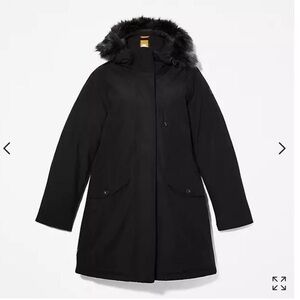 Timberland Women's Black Hooded Ski Jacket